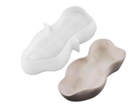 Molde silicona cuenco irregular profundo 